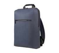 Tucano GOMMO Laptop Backpack 15.6 Inch/MacBook Pro 16 Inch - Waterproof Rubberised Finish, Padded Laptop Compartment, Blue