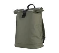 Tucano GOMMO Roll Top Laptop Backpack 15.6 Inch/MacBook Pro 16 Inch - Travel Backpack with Padded Laptop Compartment, Military Green