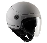 Tucano Urbano El'Pop Motorcycle Motorbike Helmet - Matt Light Grey
