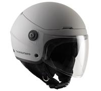 Tucano Urbano El'Pop Motorcycle Motorbike Helmet - Matt Light Grey