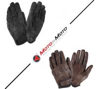 Tucano Urbano Gig Pro Summer Motorcycle Motorbike Leather Gloves Black