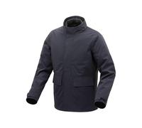 Tucano Urbano Urban Distressed Hydroscud 4 Season Motorcycle Jacket, Men's Thermal Windproof and Rainproof Motorcycle Jacket with Detachable Vest, CE Class A Blue Size M