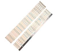 TUCANSBP 10pcs 3V Led Light Strip Compatible With Sanyo 50 Inch DH50D14-L-ZC14F-04 Tv Backlight Strip Bar Repair 50CE1120 X505bv Cn50ha708