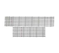 TUCANSBP LED Backlight Lamp Strip Compatible With UE60H6300 UA60H6400 CY-HH060CSSV2H 2014SVS60F D4GE-600DCA-R2 D4GE-600DCB-R2 UE60J6200AW