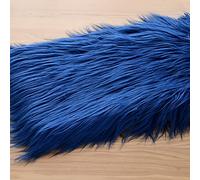 Tuccbay Luxury Shag Faux Fur Fabric 170x50cm Fake Long Pile Fur Fabric For Craft Sewing Props Costumes Decoration Beard Animal Hair Diy Props Backdrops Cosplay(Color:9 dark gray)