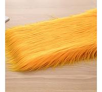 Tuccbay Luxury Shag Faux Fur Fabric 170x50cm Fake Long Pile Fur Fabric For Craft Sewing Props Costumes Decoration Beard Animal Hair Diy Props Backdrops Cosplay(Color:9 dark gray)
