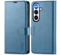 TUCCH Wallet Case for Galaxy S25 (6.2"), Lake Blue