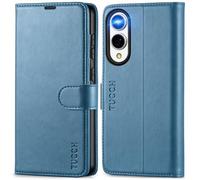 TUCCH Wallet Case for Galaxy S25 Edge (6.7"), Lake Blue