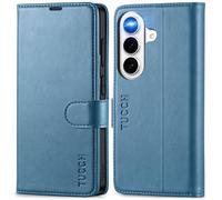 TUCCH Wallet Folio Case for Galaxy S26 (6.3") 2026, Lake Blue