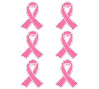 TUCEWP 6Pcs Awareness Enamel Ribbon Lapel Pins Ribbon Brooch Pin for Charity Events Survivor Campaign Party Favors Supplies, Alloy Steel, no gemstone