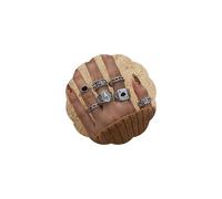 TUCEWP 7pcs Gothic Punk Rings Hip Hop Poker Cards Signet Ring Vintage Flame Star Finger Band Lucky Gothic Biker Ring Retro Poker Spade Ace Hollow Heart Love Ring Fashion Christmas Birthday Jewelry