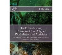 Tuck Everlasting Common Core Aligned Worksheets and Activities.: Teacher guided worksheets ELA Common Core aligned