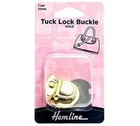 Tuck Lock Buckle: 31mm: Gold