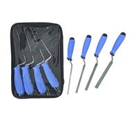 Tuck Pointing Tools | 4-Piece Stainless Steel Brick Pointing Hand Trowel,Professional Concrete Tools for Mortar Plastering Sealing Beginner Home Renovation Stucco Application
