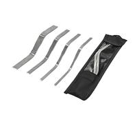 Tuck Pointing Tools, 4pcs Stainless Steel Trowel S Trowel Joints Grout Finishing Tool for - Building Wall Sidewalk Patio Stone Calcestru