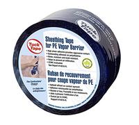 Tuck tape Construction Sheathing & Vapor Barrier PE & Epoxy Resin Tape, 2.4 in x 180 ft (Blue)