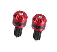 TUCKBOLD 1 Pair 18mm Handlebar End Caps Plug Bar End for Motorcycle Red Automotive Parts