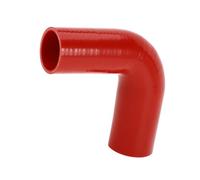 TUCKBOLD 1 Pcs 51-57mm/2.01"-2.24" ID 150mm/5.91" Length 90 Degrees Red Car Silicone Hose Coolant Hose Universal Automotive Parts