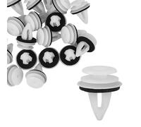 TUCKBOLD 20pcs Car Plastic White Retainer Rivet Fastener Clips 51418224768 Automotive Parts