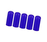 TUCKBOLD 5 Pcs 4mm 0.16" Silicone Hose Cap Intake Vacuum Hose Tube End Plug for Car Blue Automotive Parts