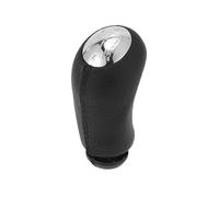 TUCKBOLD 5 Speed Manual Gear Shift Knob for Renault Clio III No.8200079112 | Gearbox Stick Shifter Lever Knob Black Chrome Silver Tone Plastic Faux Leather 1Pc