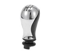 TUCKBOLD 5 Speed Manual Gear Shifter Knob for Citroen C5 | Front Automotive Gearbox Stick Shifter Lever Knob Black Chrome Silver Tone Plastic 1 Pcs