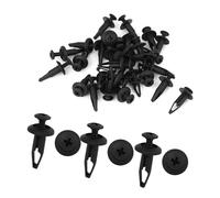 TUCKBOLD 6.3mm Retainer Clips Plastic Rivets Mud Flaps Bumper Clips 30 Pcs