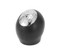 TUCKBOLD 6 Speed Manual Gear Shift Knob for Renault Laguna No.328650005R | Automotive Gearbox Stick Shifter Lever Knob Black Chrome Silver Tone Plastic 1 Pc