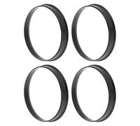 TUCKBOLD 69.1mm to 67.1mm Car Wheel Hub Centric Rings Black Polycarbonate Wheels Center Shaft Shock Absorbing Hubrings 4 Pcs