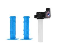 TUCKBOLD 7/8" 22mm 15/16" 24mm Motorcycle Hand Grips Cover Kit Non Slip Rubber Handlebar Grips for Motorcycle Scooter Bicycle ATV Sky Blue 1 Set