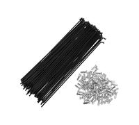 TUCKBOLD 72 Set 14G Bicycle Spoke 165mm Bike Wheel Spoke Carbon Steel Black