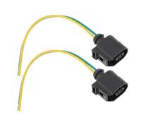 TUCKBOLD ABS Sensor Connector for Volkswagen Golf 2004-2017 for Audi A4 2011-2012 2 Pin ABS Sensor Pigtail/Socket 6E0973702 Multi-Purpose Pigtail Wiring 2 PCS