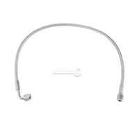 TUCKBOLD AN4 Turbo Oil Feed Line Kit 20" Pressure Remote Turbocharger Oil Drain Return Line with Adapter,Wrench 1 Set