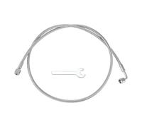 TUCKBOLD AN4 Turbo Oil Feed Line Kit 48" with Adapter, Wrench 1 Set | Long Lasting, Direct Replacement, Pressure Remote Turbocharger Oil Drain Return Line