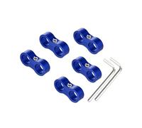 TUCKBOLD AN8 Car Auto Hose Separator Clamp Fuel Line Connector Kit Blue Automotive Parts