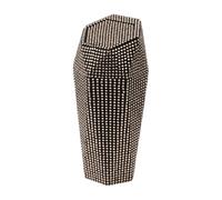 TUCKBOLD Auto Car Trash Can Durable Front Seats Trash Bin Champagne 1 Pc 3.5" Length 3.1" Width 7.9" Height ABS Rhinestone