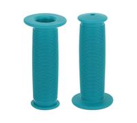 TUCKBOLD Bike Handlebar Grips Covers 100mm Long Lightweight | Cycling End Grips Protector Blue 1 Pair