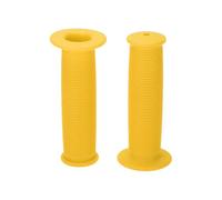 TUCKBOLD Bike Handlebar Grips Covers 110mm Long Soft | Bicycle End Grips Protector Yellow 1 Pair