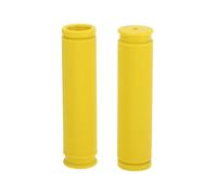 TUCKBOLD Bike Handlebar Grips Covers 125mm Long Lightweight | Bicycle End Grip Protector Yellow 1 Pair