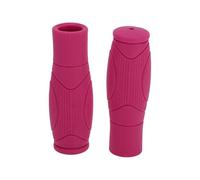 TUCKBOLD Bike Handlebar Grips Covers 125mm Long Lightweight | Bicycle End Grips Protector Pink 1 Pair