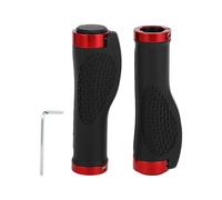 TUCKBOLD Bike Handlebar Grips Covers 125mm Long Lightweight | Bicycle End Grips Protector Red 1 Set