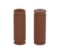 TUCKBOLD Bike Handlebar Grips Covers 85mm Long Lightweight | Cycling End Grip Protector Brown 1 Pair