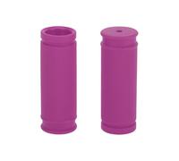 TUCKBOLD Bike Handlebar Grips Covers 85mm Long Soft | Bicycle End Grips Protector Pink Purple 1 Pair