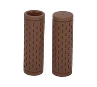 TUCKBOLD Bike Handlebar Grips Covers 90mm Long Lightweight | Bicycle End Grips Protector Brown 1 Pair