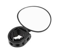 TUCKBOLD Bike Rearview Mirror 9.5x6.8cm Adjustable | Front Handlebar Bike Mirror Black for Bicycle Mountain Road Bike 1 Pcs
