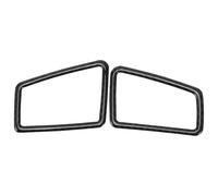 TUCKBOLD Car Air Vent Cover Sticker for BMW 3 Series E90 E92 E93 2005-2012 Interior Trim Decal Decoration Accessories Carbon Fiber Black Adhesive Backing 1Pair