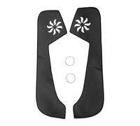 TUCKBOLD Car Door Leather Anti Kick Pad Sticker for Audi A1 2012-2018 Waterproof Door Panel Interior Side Edge Film Trim Protector Black Adhesive Backing 1 Set