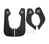 TUCKBOLD Car Door Leather Anti Kick Pad Sticker for Audi Q4 2023-2024 Waterproof Door Panel Interior Side Edge Film Trim Protector Black Adhesive Backing 1 Set