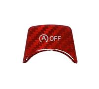 TUCKBOLD Car Engine Start Stop Button Cover Sticker for BMW 3 4 Series G20 F30 F31 F32 F33 2013-2020 Centre Console Panel Interior Trim Decal Carbon Fiber Red