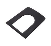 TUCKBOLD Car Gear Shift Box Panel Decal for Jaguar XE/F-PACE X761 2016-2018 Waterproof Interior Frame Trim Sticker Black Carbon Fiber Adhesive Backing